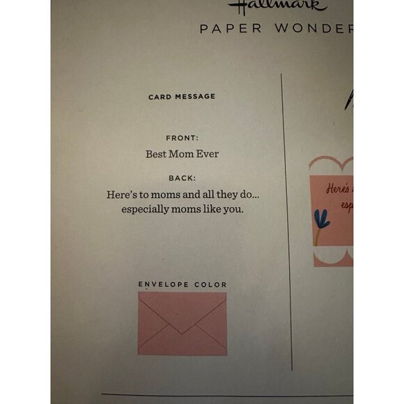 Mothers Day - Hallmark Paper Wonder Pop-up card with envelope, light and music - Picture 3 of 4